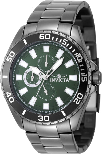 Invicta Men's 29930 Pro Diver Quartz Chronograph Green Dial Watch