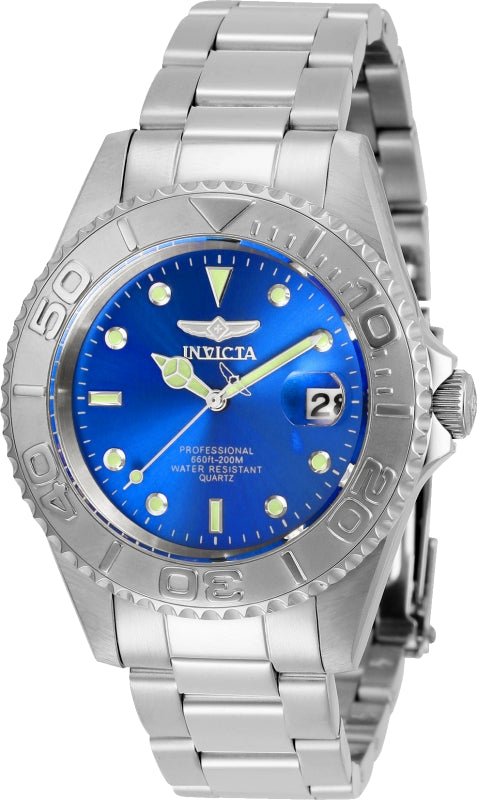 Invicta Men's 29938 Pro Diver  Quartz 3 Hand Blue Dial Watch