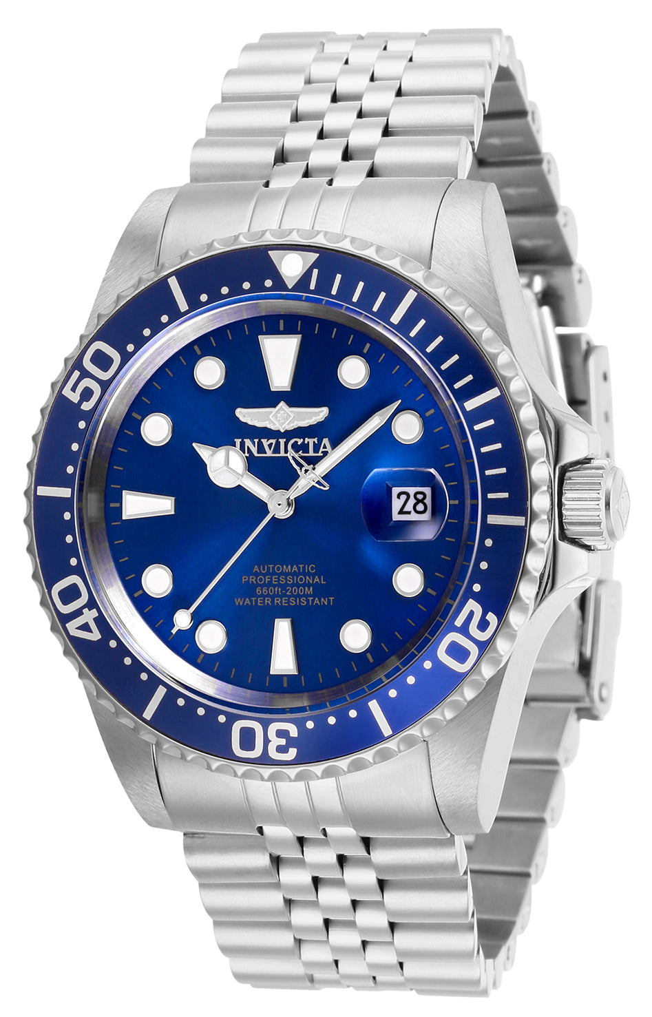 Invicta Men's 30092 Pro Diver Automatic 3 Hand Blue Dial Watch