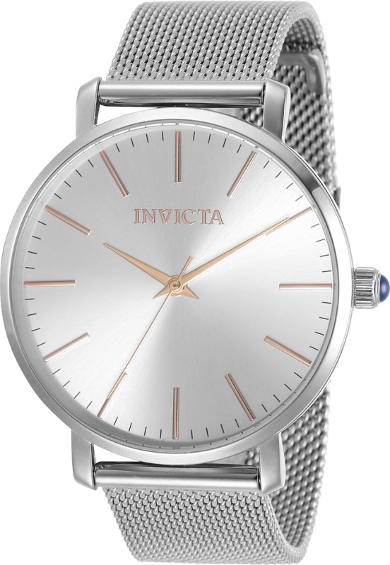 Invicta Women's 31068 Angel Quartz 3 Hand Silver Dial Watch