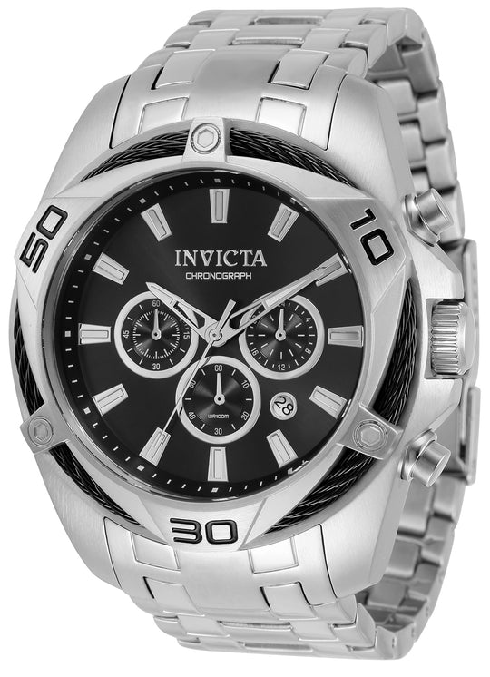 Invicta Men's 32372 Bolt Quartz Chronograph Black Dial Watch