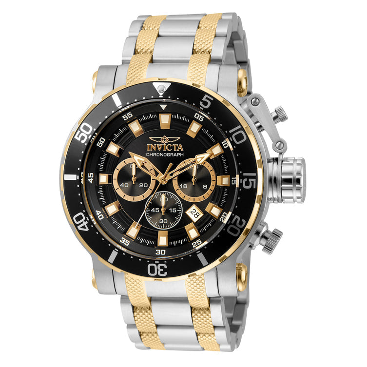 Invicta Men's 32712 Coalition Forces Quartz VD53 Gold, Black Dial Watch