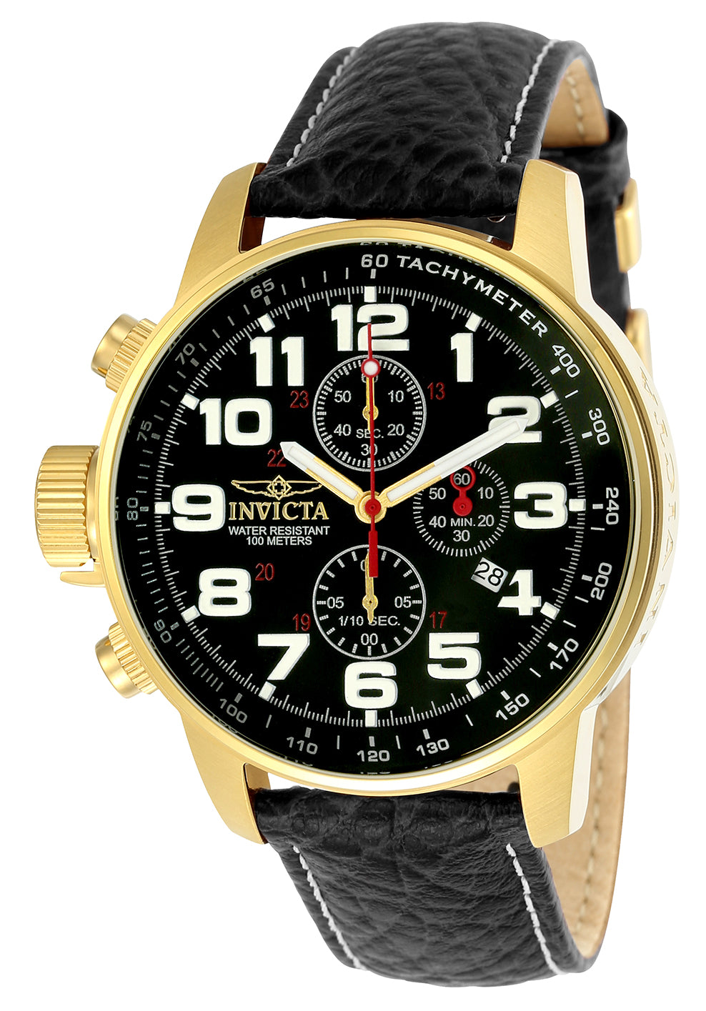 Invicta Men's 3330 I-Force Quartz Chronograph Black Dial Watch