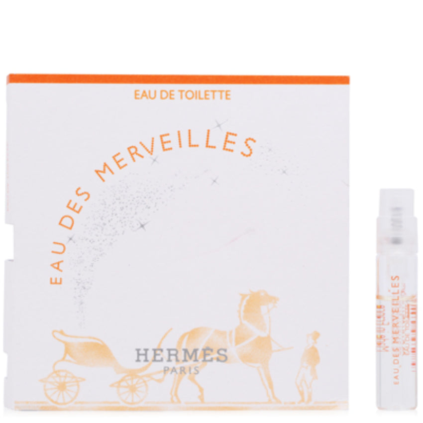 Eau Des Merveilles by Hermes EDT Spray Vial 0.06 oz (2.0 ml) for Women