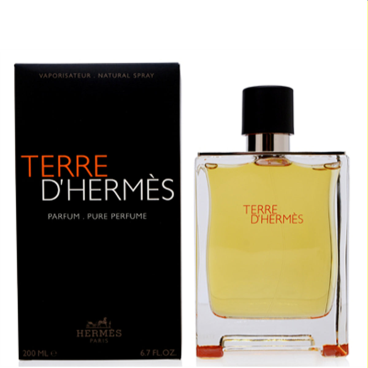 Terre d'Hermes by Hermes Parfum-Pure Perfume Spray 6.7 oz (200 ml) for Men