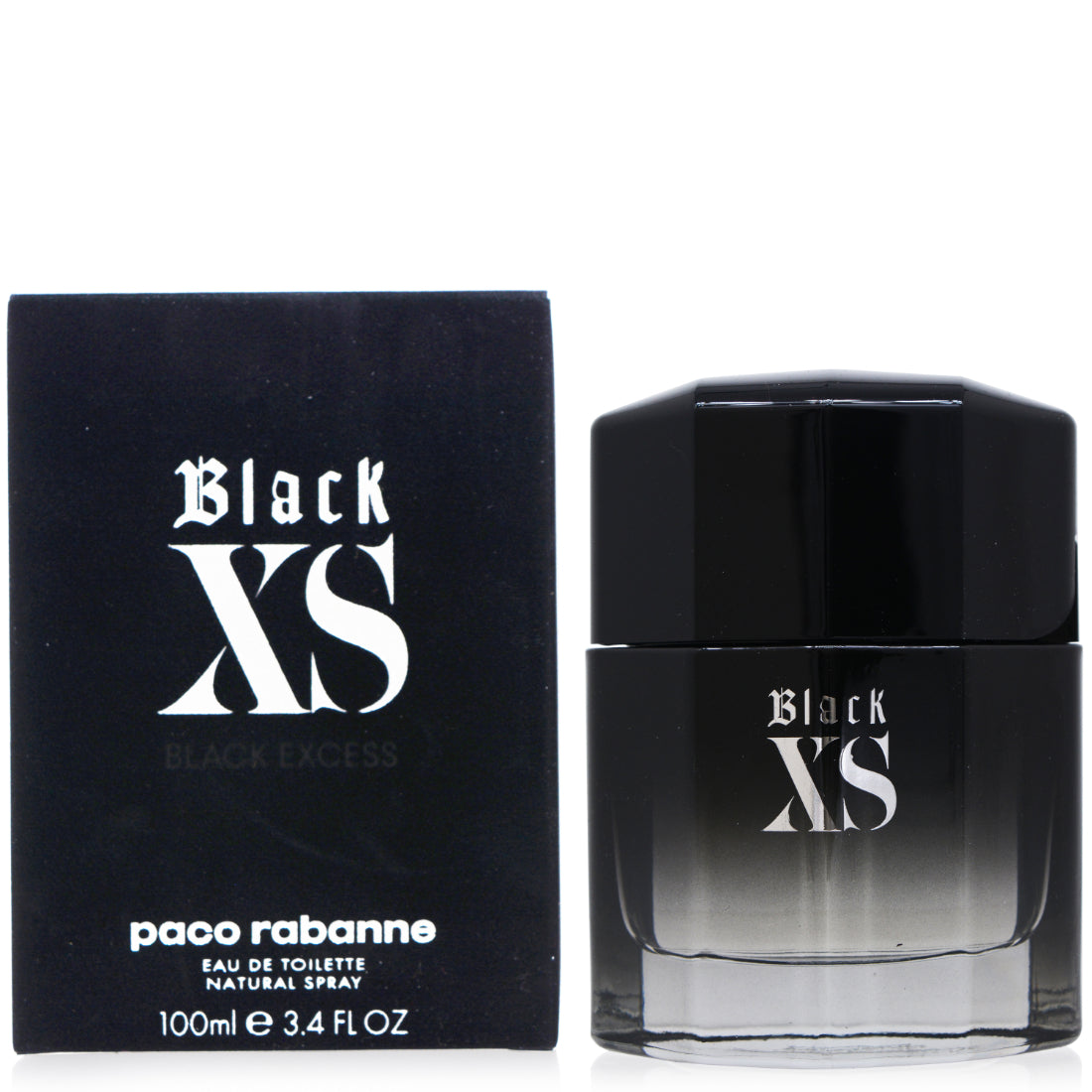 Black XS Men by Paco Rabanne EDT Spray 3.3 oz (100 ml) for Men