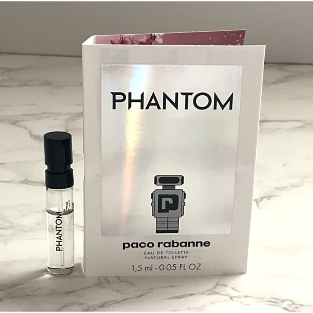 Paco Rabanne Phantom Eau De Toilette Spray 0.05 OZ (1.5 ml) For Men