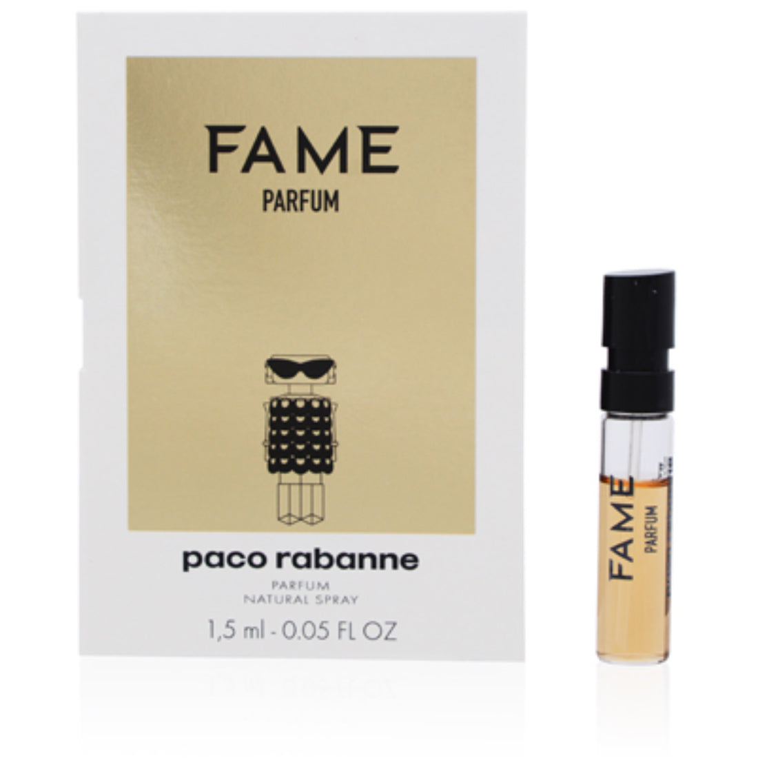 Paco Rabanne Fame Parfum Spray 0.05 OZ (1.5 ml) For Women