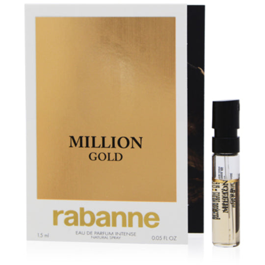 Paco Rabanne Million Gold Intense Men Eau De Parfum Spray 0.05 OZ (1.5 ml) For Men