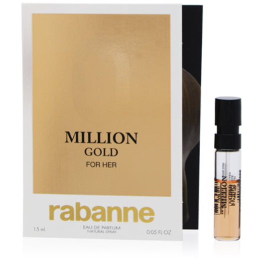 Paco Rabanne Million Gold For Her Eau De Parfum Spray 0.05 OZ (1.5 ml) For Women