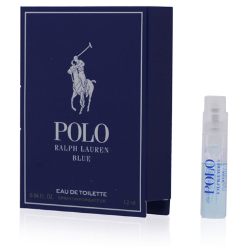 Polo Blue by Ralph Lauren EDT Spray Vial 0.04 oz (1.2 ml) for Men