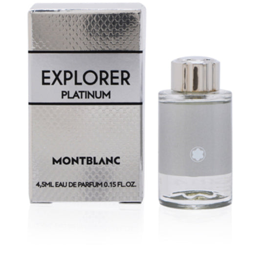 Mont Blanc Explorer Platinum Eau De Parfum Splash 0.15 OZ (4.5 ml) For Men