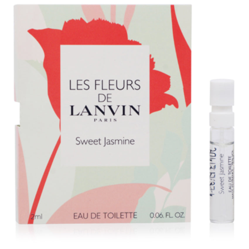 Les Fleurs Sweet Jasmine by Lanvin EDP Spray Vial 0.06 oz (2.0 ml) for Women