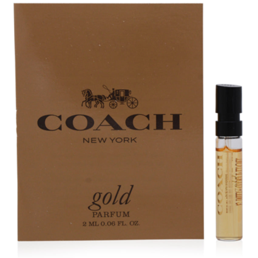 Coach Gold by Coach Parfum Spray Vial 0.06 oz (2.0 ml) for Women