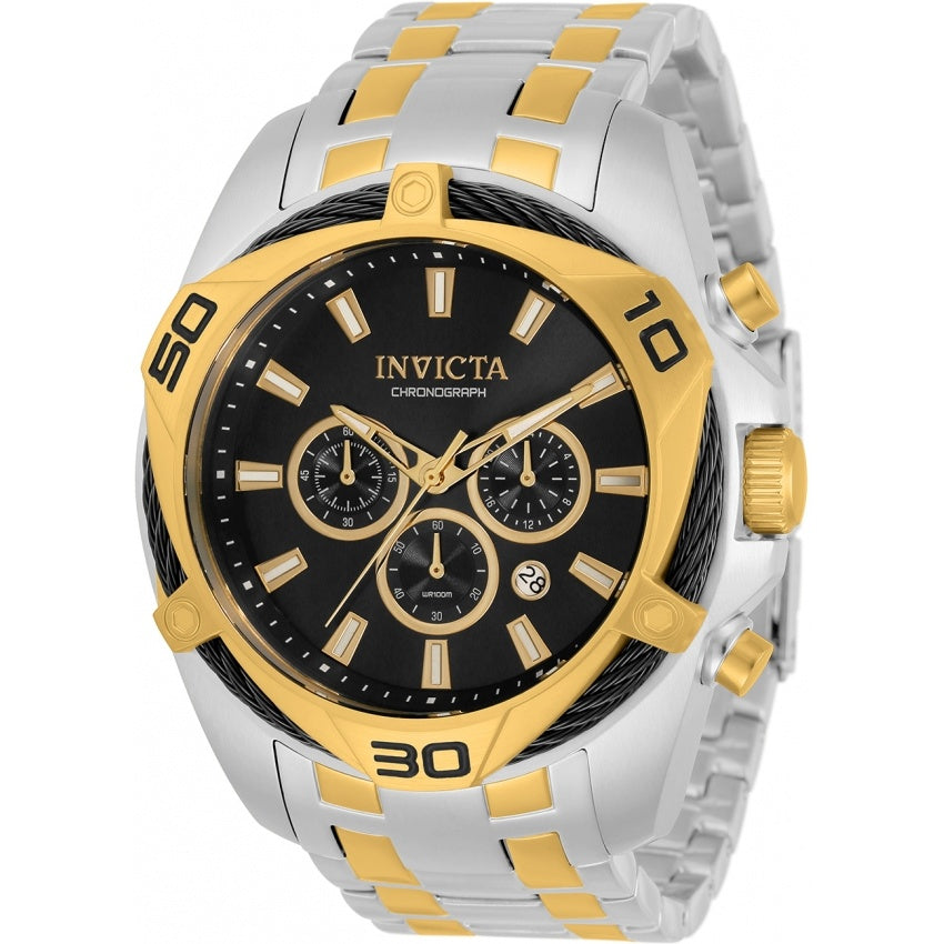 Invicta Men's 34124 Gold/Stainless Steel Stainless Steel Watch