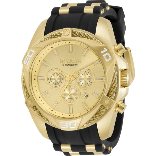 Invicta Men's 34142 Black/Gold Stainless Steel Watch