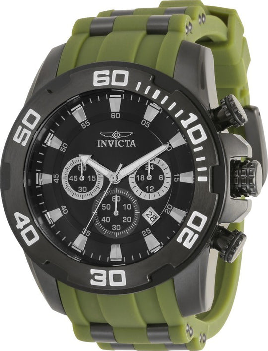 Invicta Men's 35399 Pro Diver Quartz VD53 Black Dial Watch