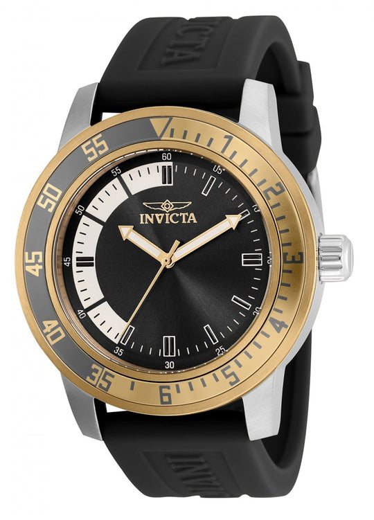 Invicta Men's 35681 Specialty Quartz Multifunction Black, White Dial Watch