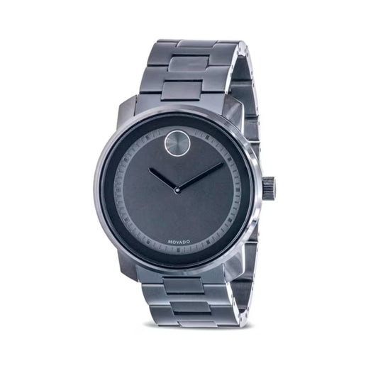 Movado Men's 3600467 Black Black Ionic Plated Stainless Steel Watch
