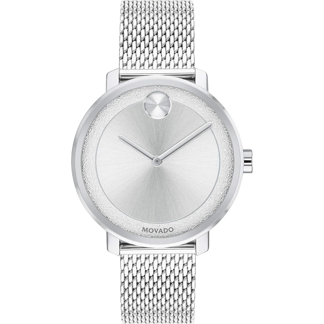 Movado Bold Women's Silver Metallic Dial Quartz Watch 3600579