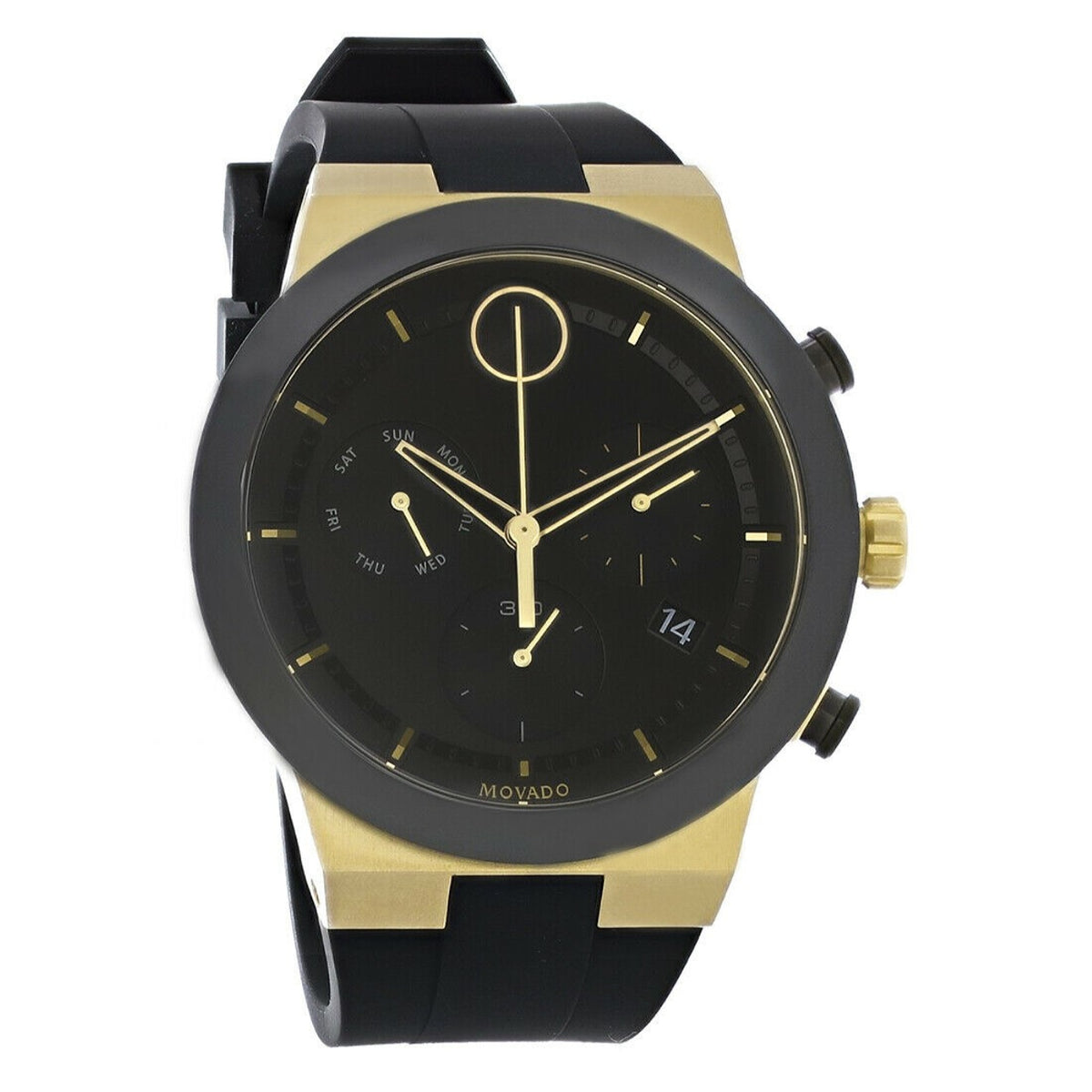 Movado Bold Fusion Men's Black Dial Quartz Watch 3600712