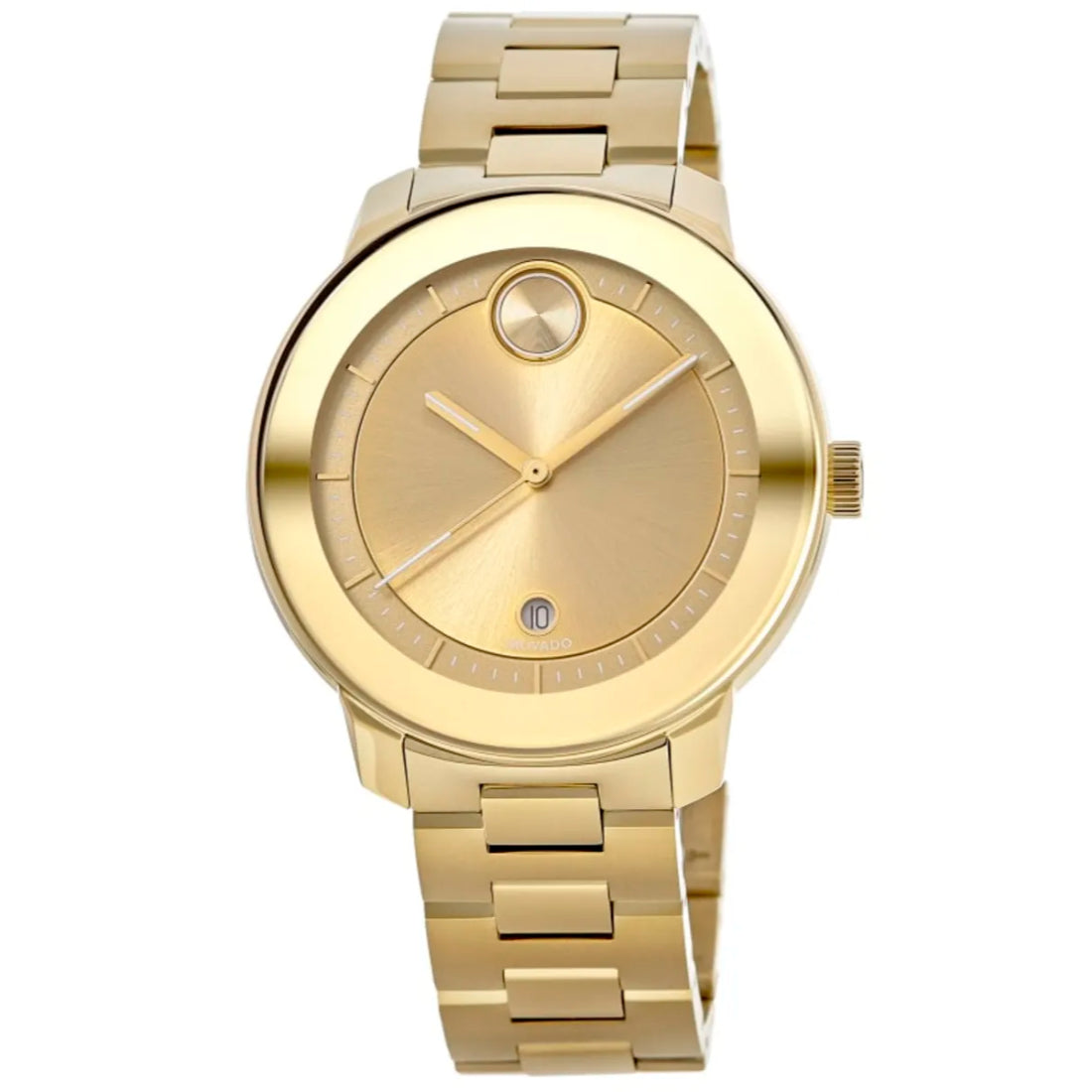 Movado Bold Verso Women's Gold Dial Quartz Watch 3600750