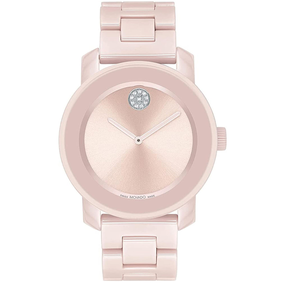 Movado Bold Women's Pink Dial Quartz Watch 3600804