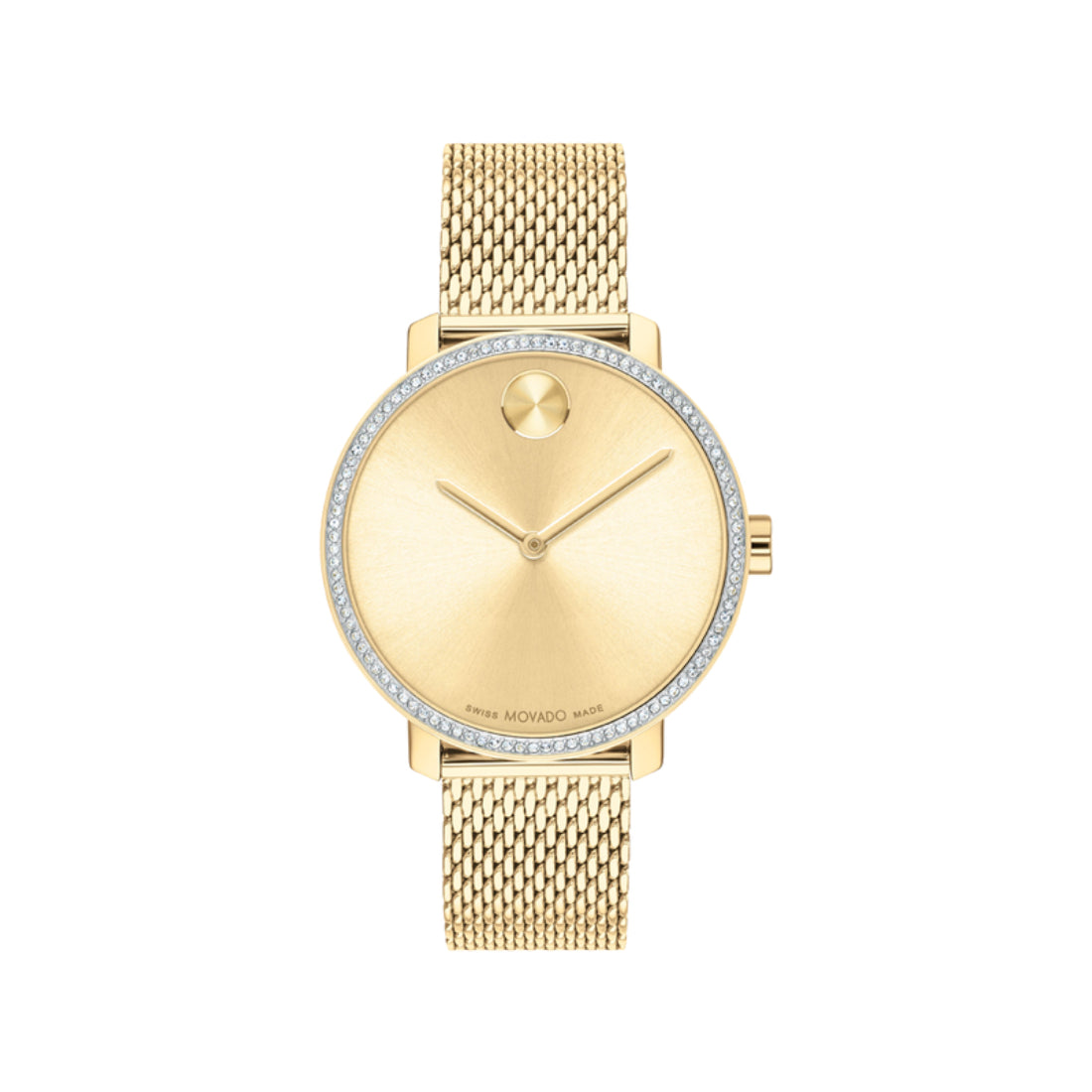 Movado Bold Shimmer Women's Gold Dial Quartz Watch 3600841
