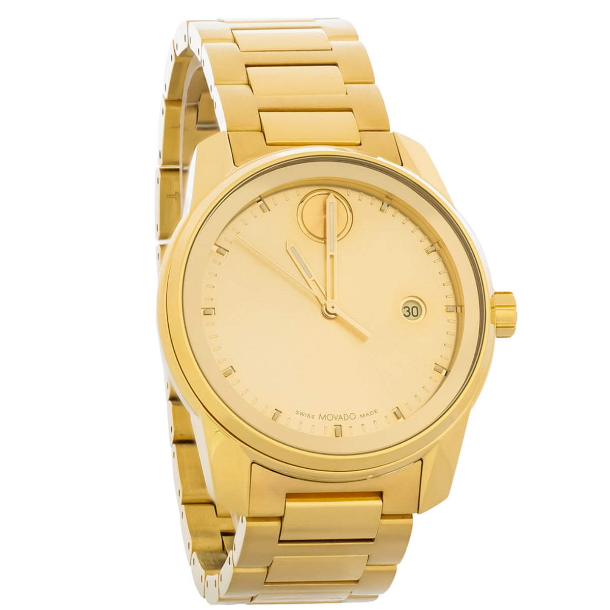 Movado Bold Verso Men's Gold Dial Quartz Watch 3600861