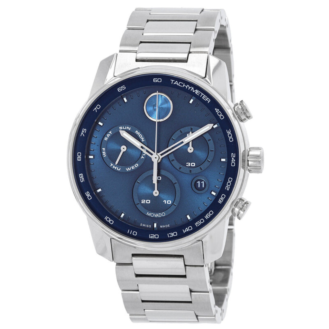 Movado Bold Verso Men's Blue Dial Quartz Watch 3600865