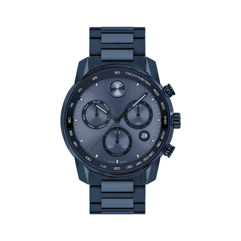 Movado Bold Verso Men's Blue Dial Quartz Watch 3600868
