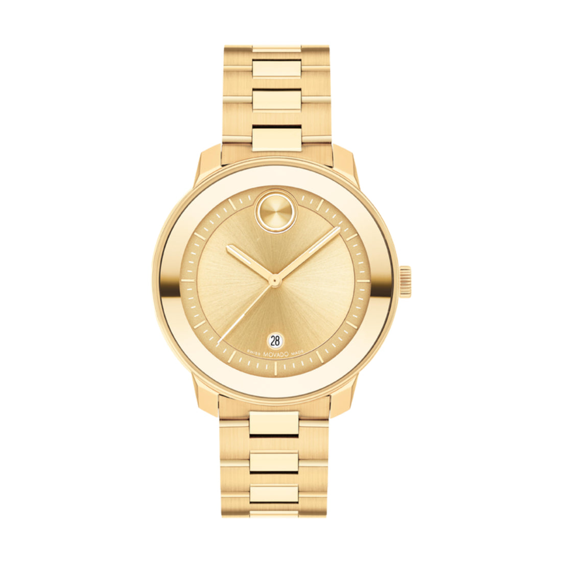 Movado Bold Verso Women's Gold Dial Quartz Watch 3600871