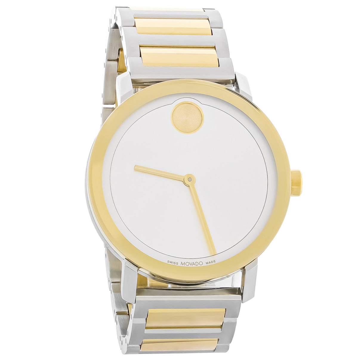 Movado Bold Men's Silver Dial Quartz Watch 3600887