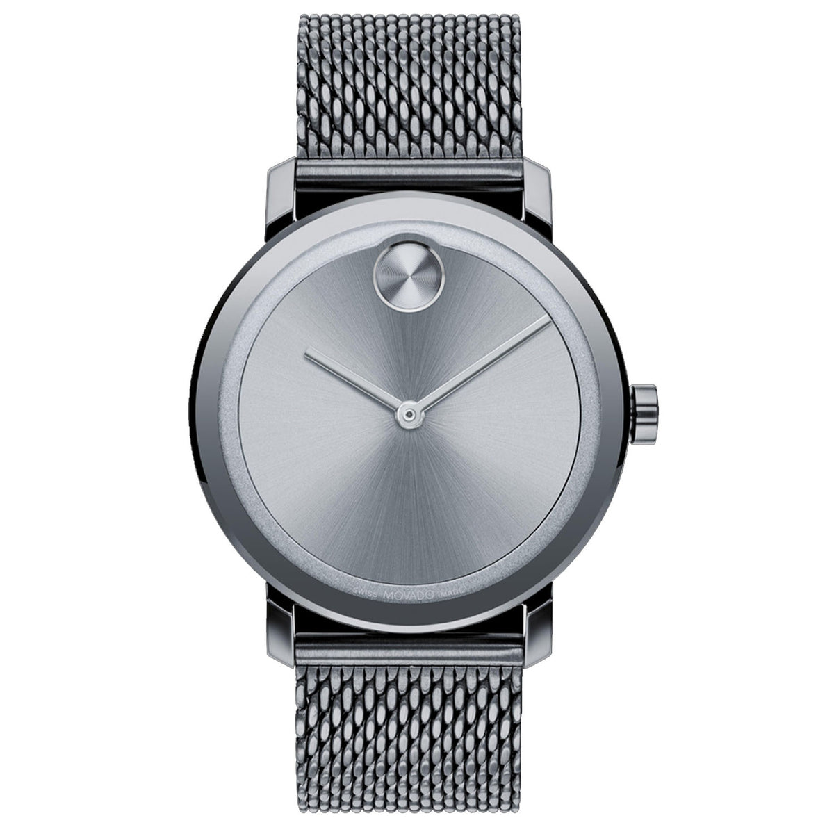 Movado Bold Evolution Men's Grey Sunray Dial Quartz Watch 3600902