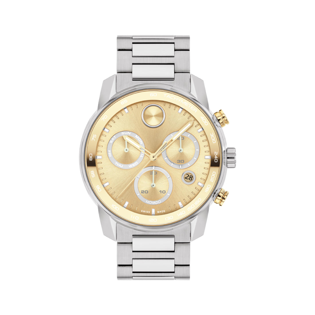 Movado Bold Verso Men's Champagne Dial Quartz Watch 3600907