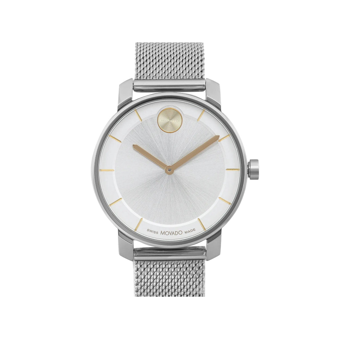 Movado Bold Access Women's Gold Sunray Dial Quartz Watch 3600921