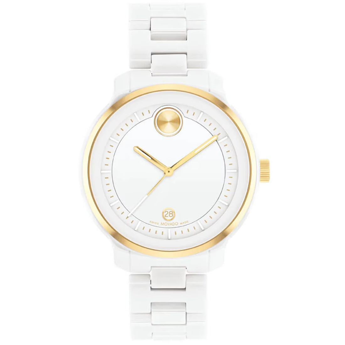Movado Bold Verso Women's White Dial Quartz Watch 3600934