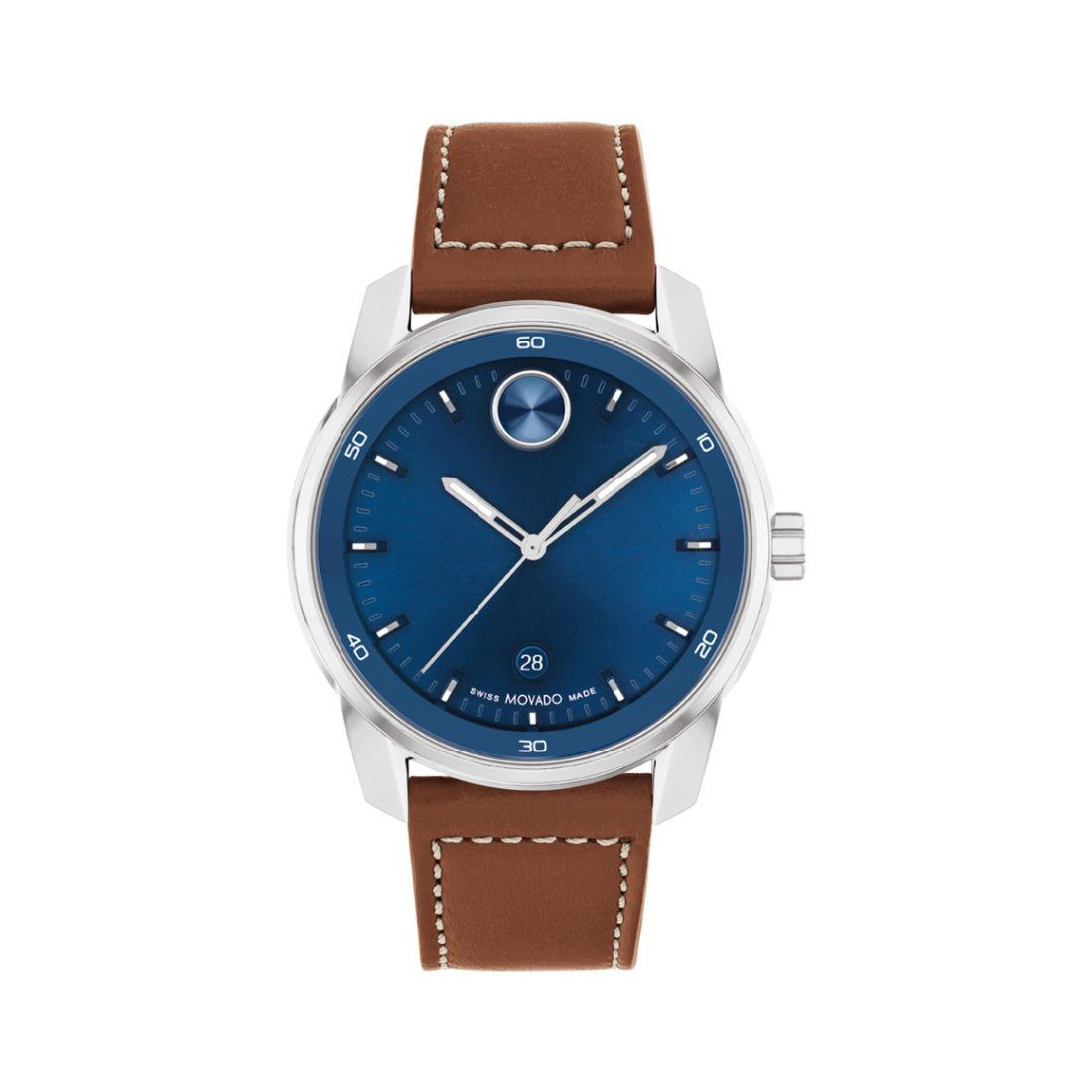 Movado Bold Verso Men's Blue Dial Quartz Watch 3600944