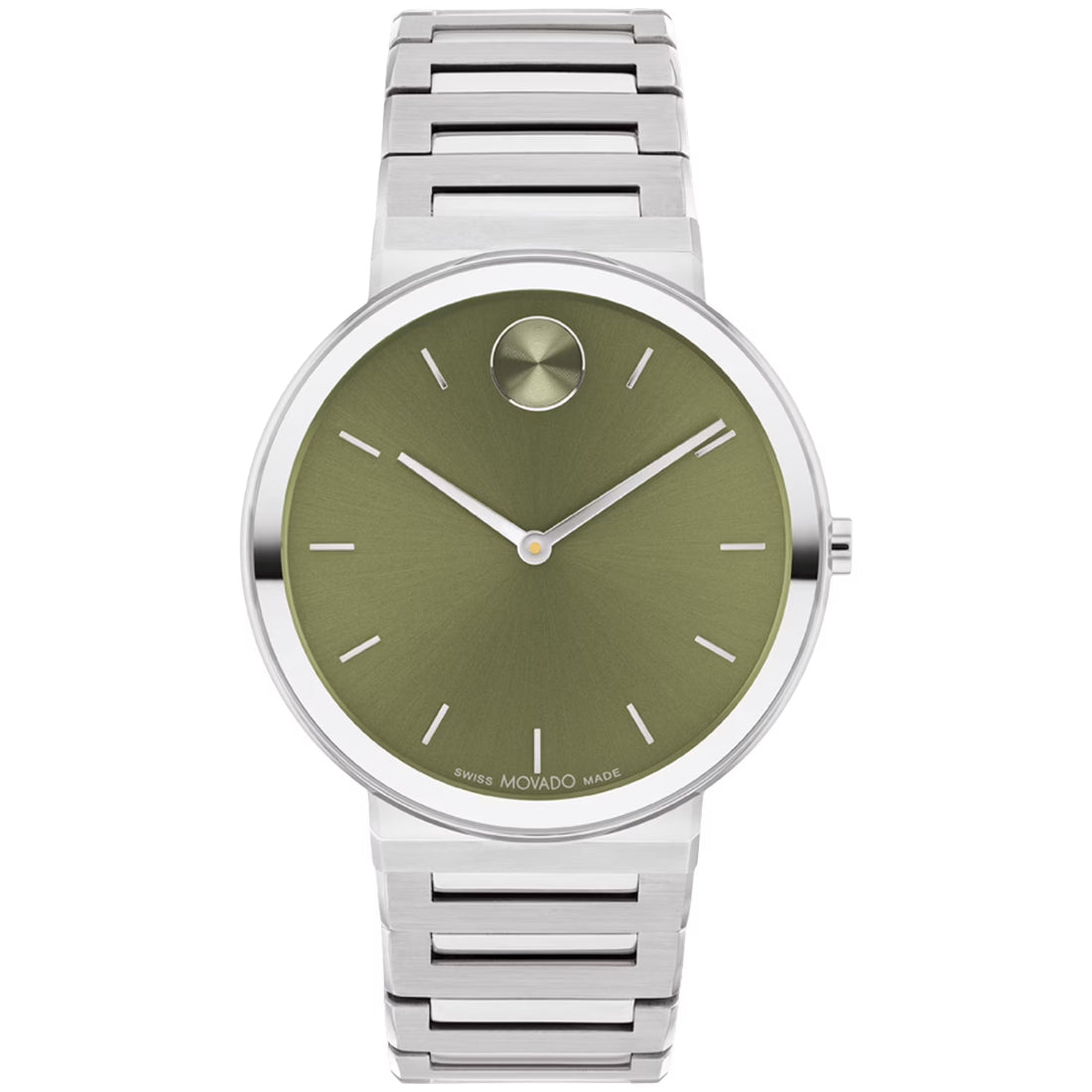 Movado Bold Horizon Unisex Green Dial Quartz Watch 3601074