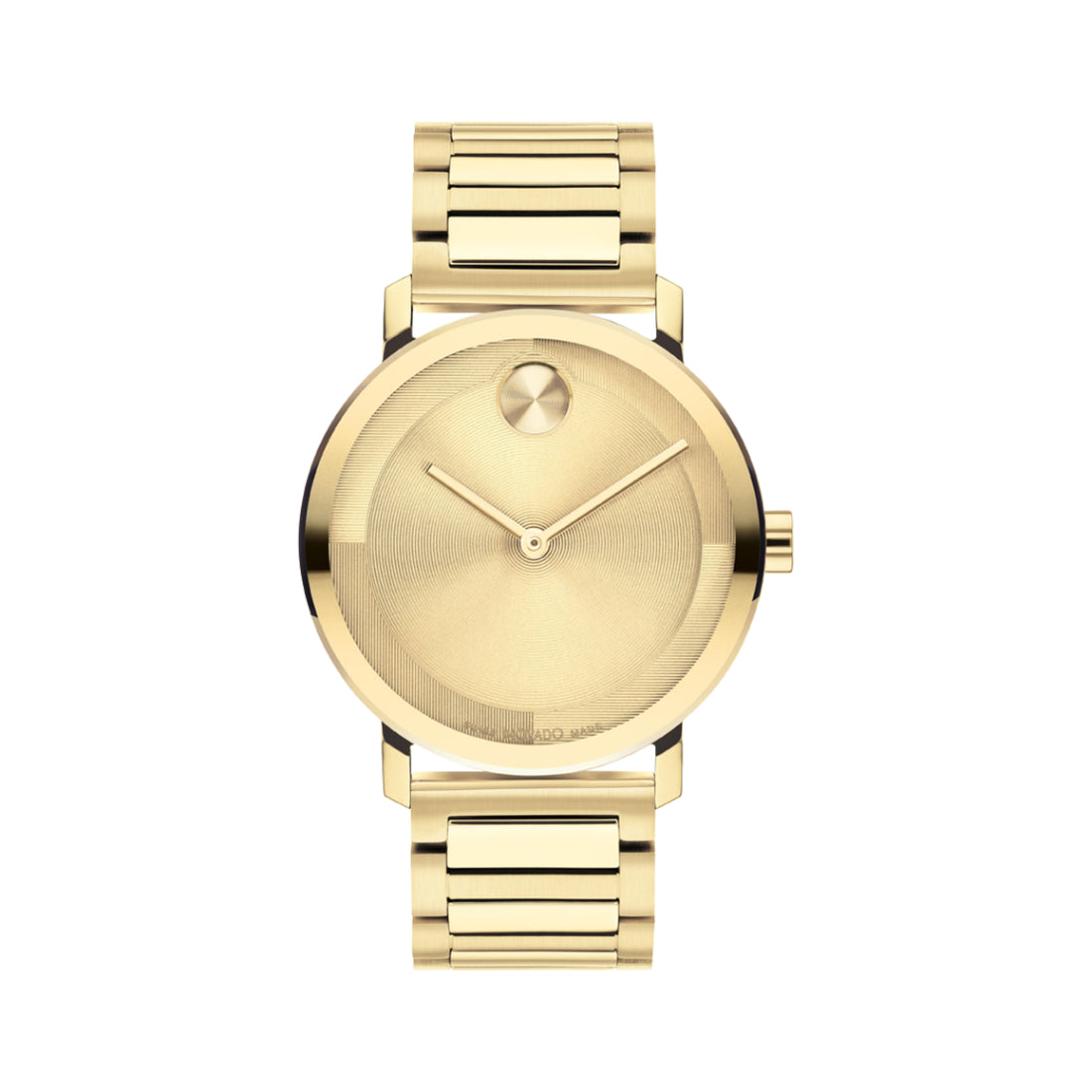Movado Bold Evolution 2.0 Unisex Gold Dial Quartz Watch 3601095