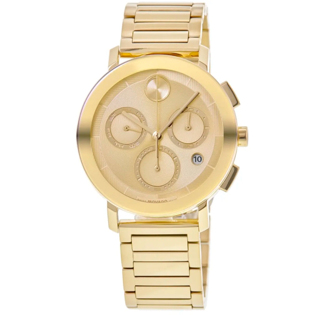 Movado Bold Evolution 2.0 Men's Gold Dial Quartz Watch 3601098