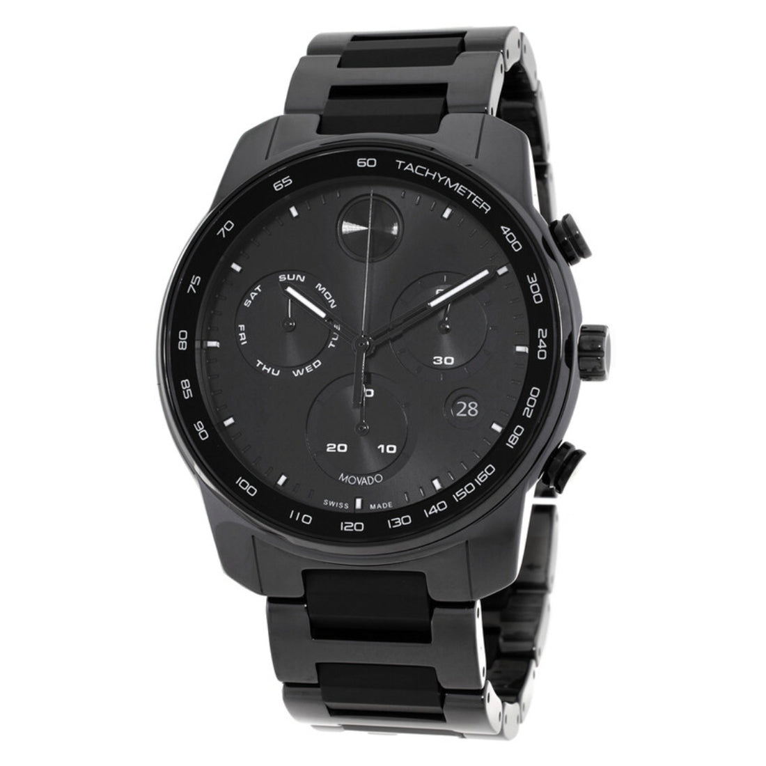 Movado Bold Verso Men's Black Dial Quartz Watch 3601103
