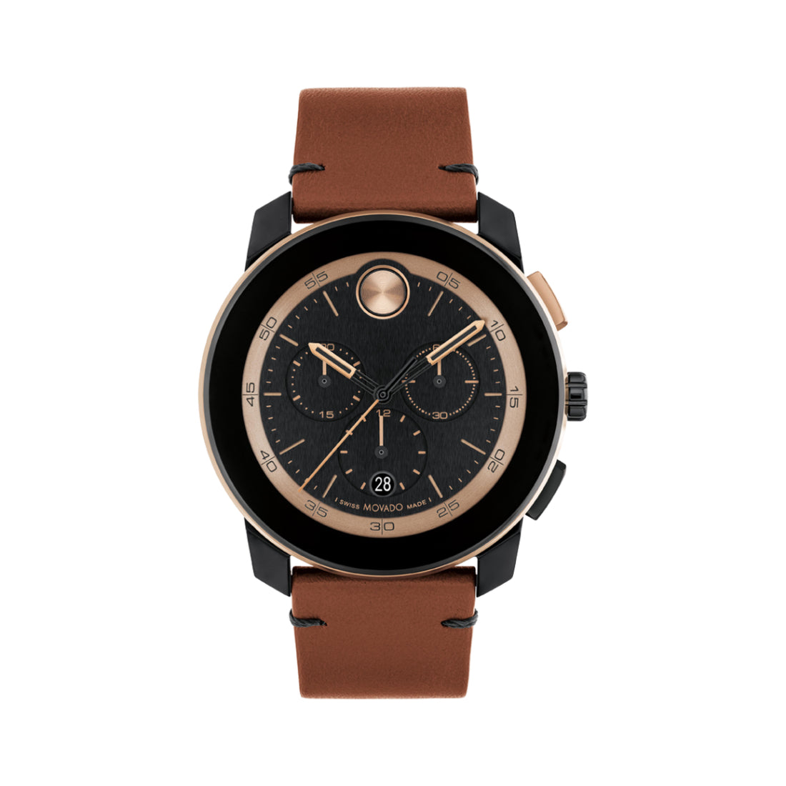 Movado Bold TR90 Men's Black Dial Quartz Watch 3601115