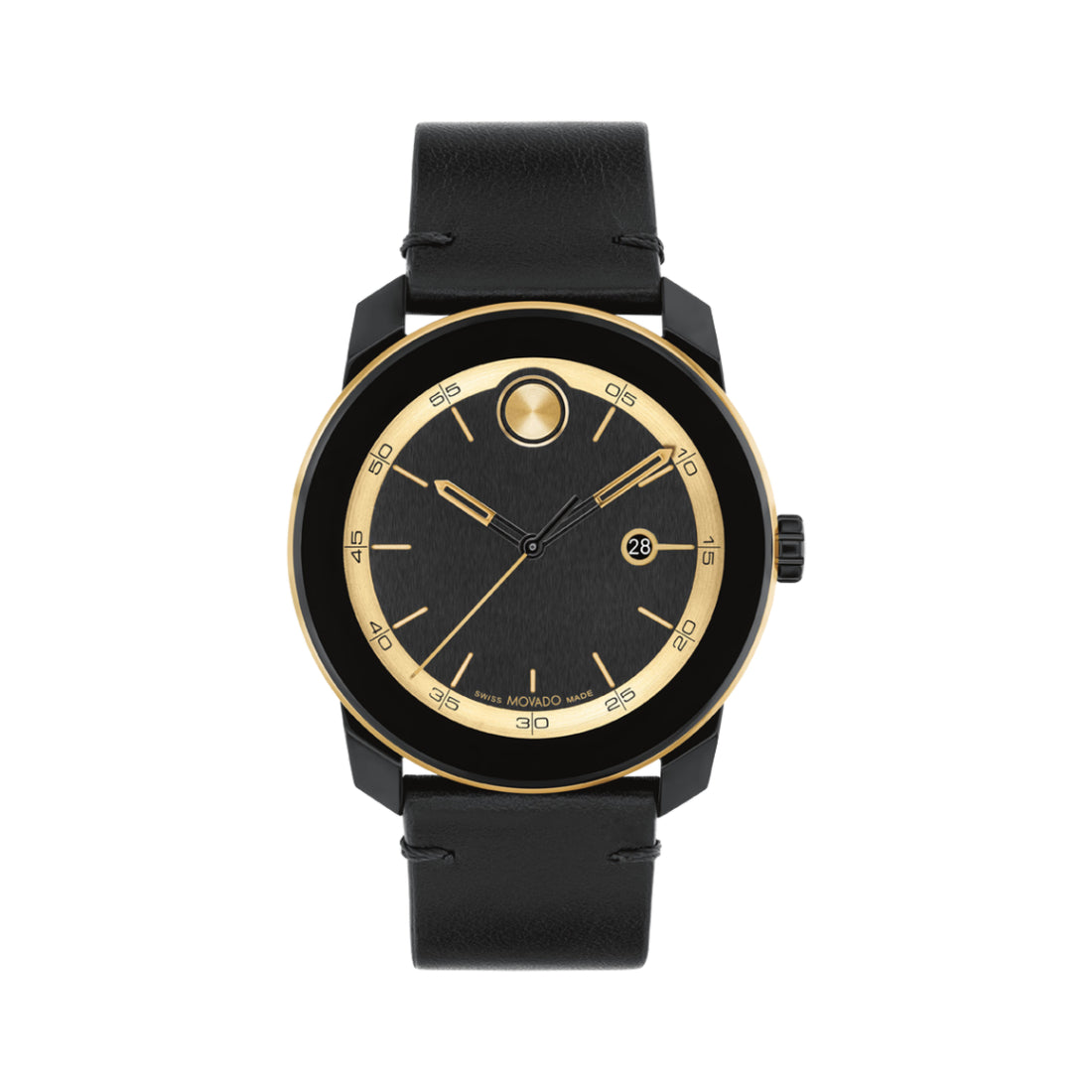 Movado Bold TR90 Men's Black Dial Quartz Watch 3601130