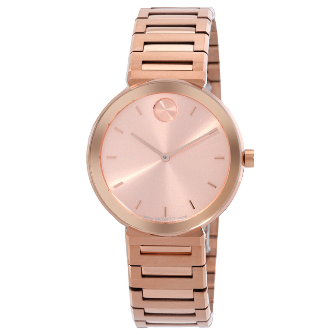 Movado Bold Women's Rose Gold Dial Quartz Watch 3601147