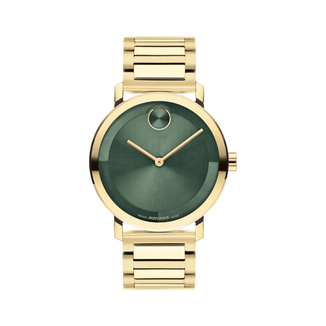 Movado Bold Evolution 2.0 Unisex Green Dial Quartz Watch 3601156