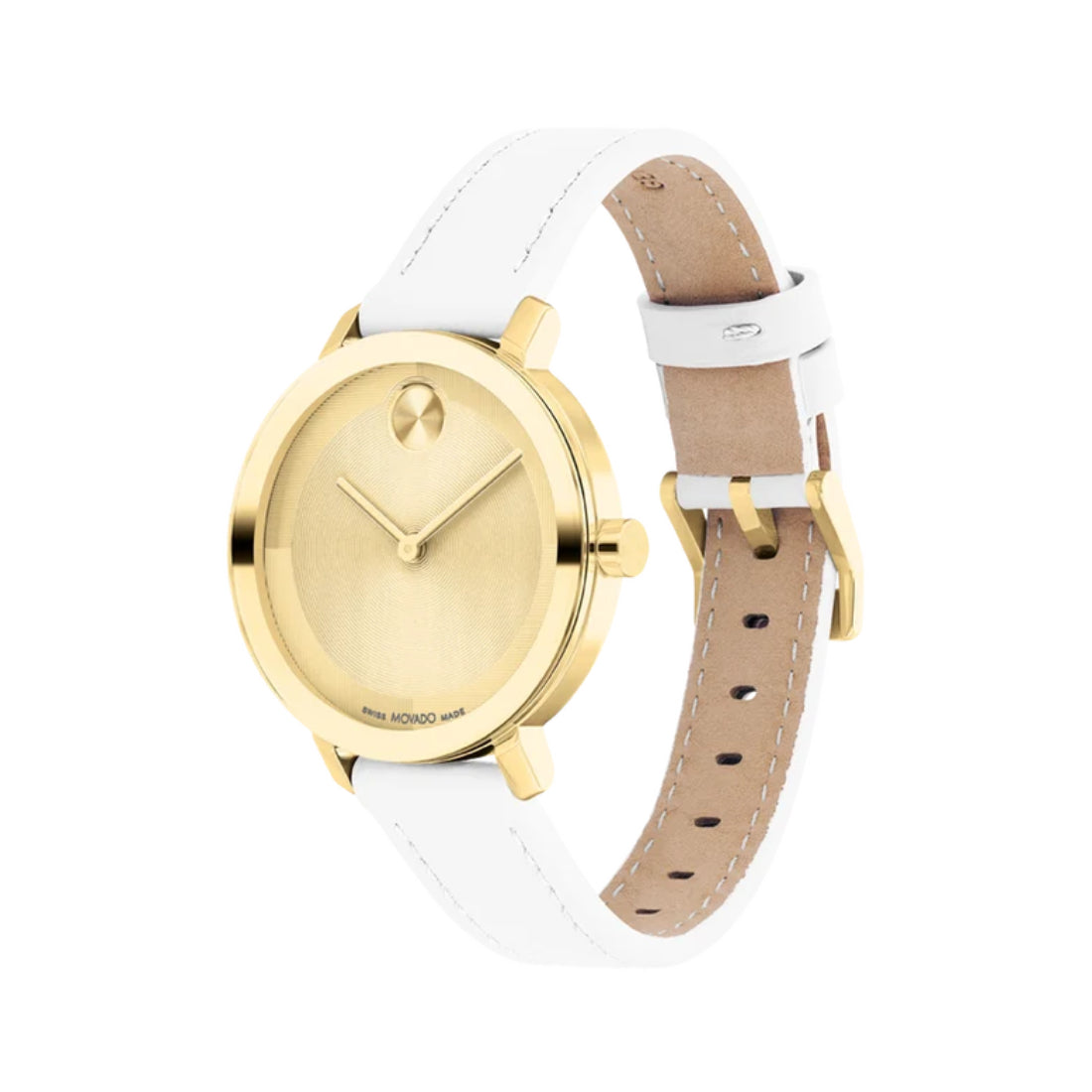 Movado Bold Evolution 2.0 Women's Gold Dial Quartz Watch 3601158