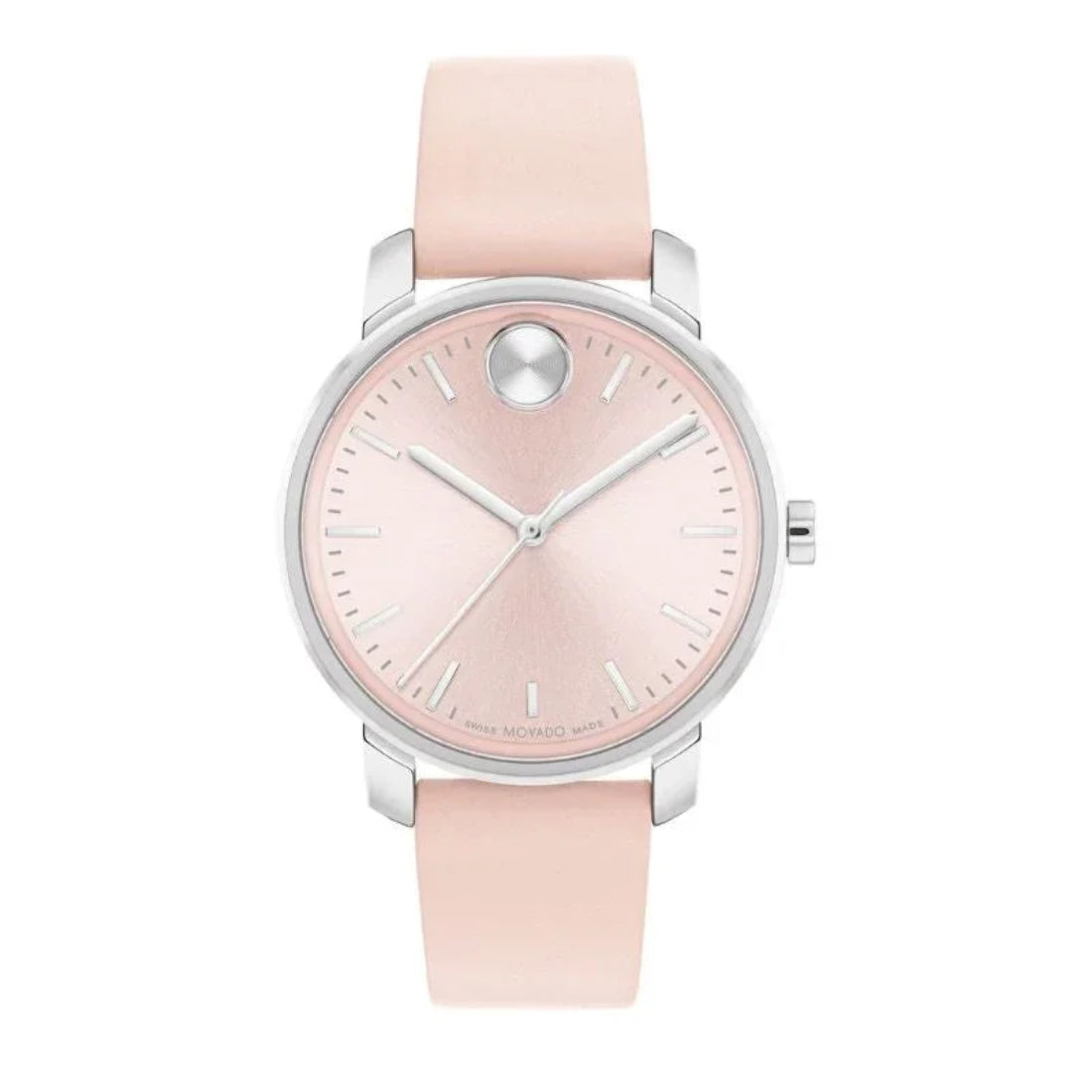 Movado Bold Access Women's Blush Pink Sunray Dial Quartz Watch 3601162