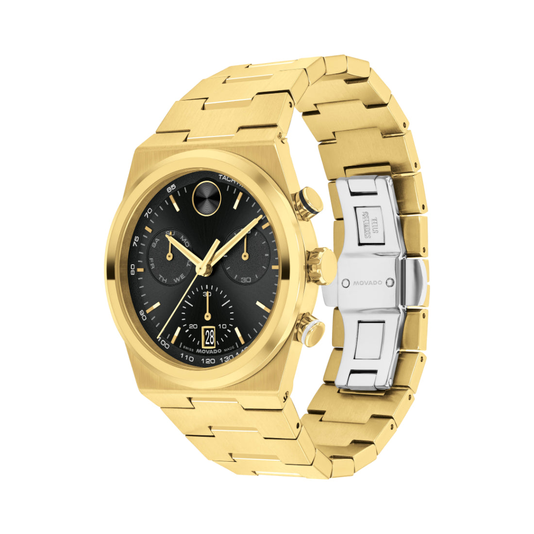 Movado Bold Quest Men's Black Dial Quartz Watch 3601198