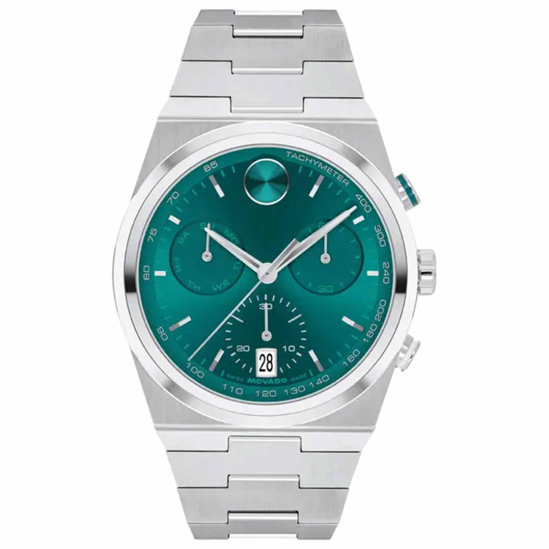 Movado Bold Quest Men's Green Dial Quartz Watch 3601200